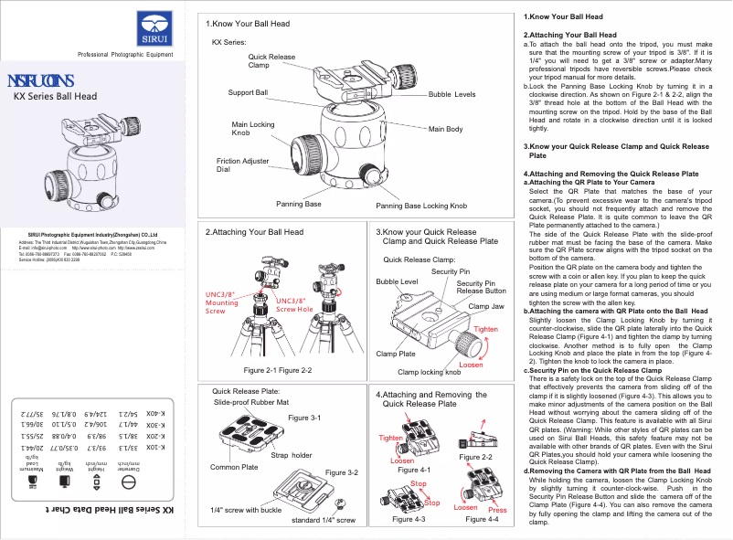 First page image of the manual for K-40X