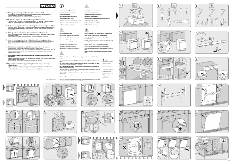 Page 1 of the manual User Manual Miele G 1232 SCU