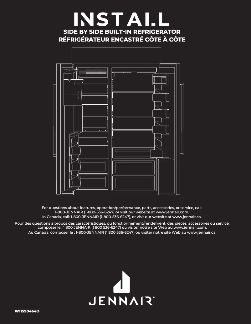 First page image of the manual for JBSFS42NMX