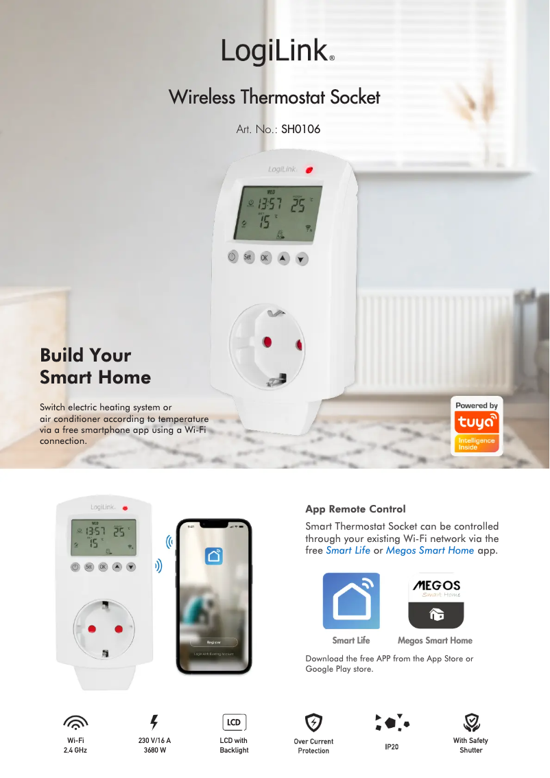 Image de la première page du manuel de l'appareil SH0106