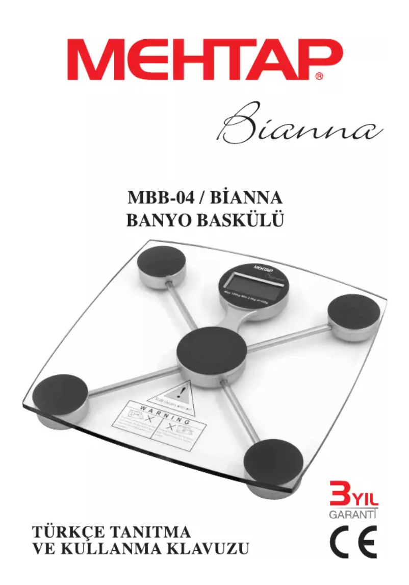 Page 1 of the manual User Manual Mehtap Bianna MBB-04
