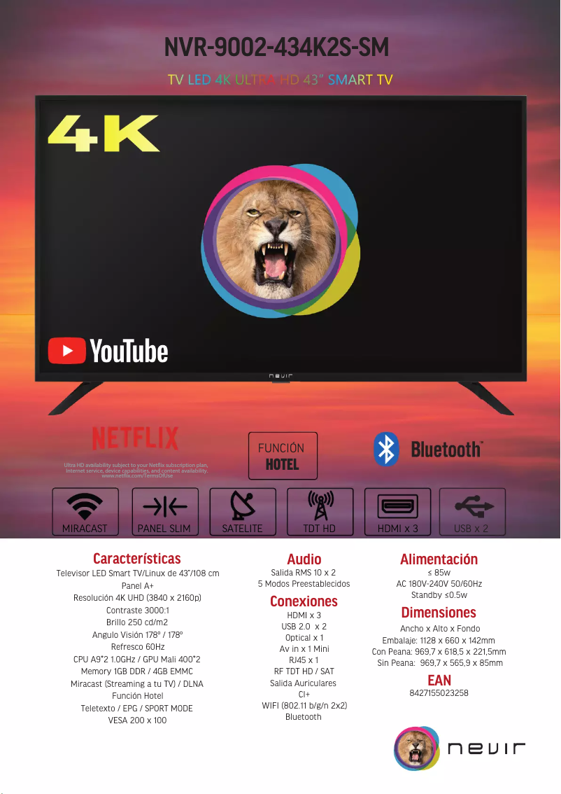 First page image of the manual for NVR-9002-434K2S-SM