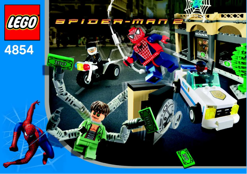 First page image of the manual for Doc Ock's Bank Robbery