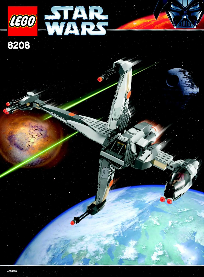 First page image of the manual for B-wing fighter (TM)