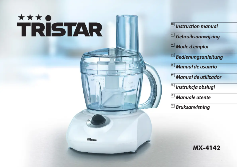 Page 1 of the manual User Manual TriStar MX-4142