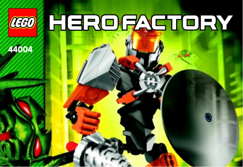 First page image of the manual for Hero Factory 44004