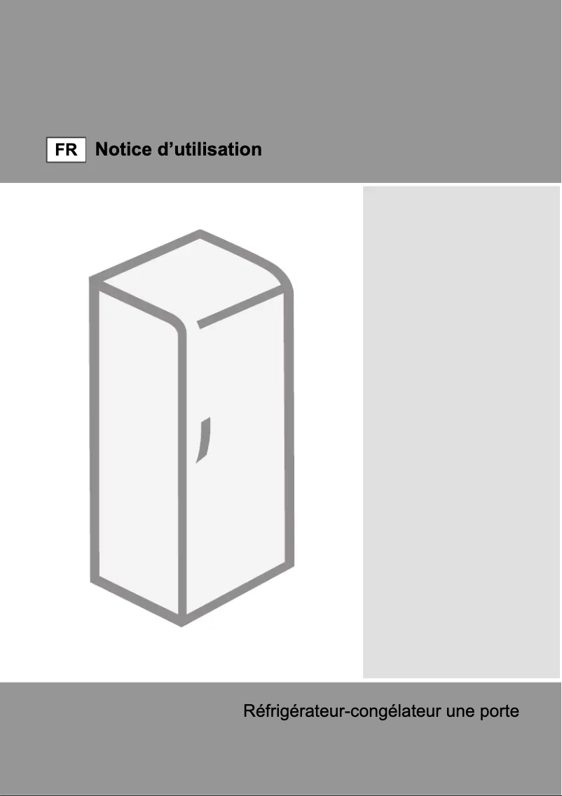 First page image of the manual for FL227APZD