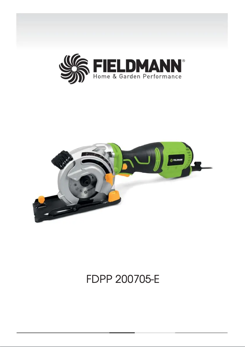 First page image of the manual for FDPP 200705-E