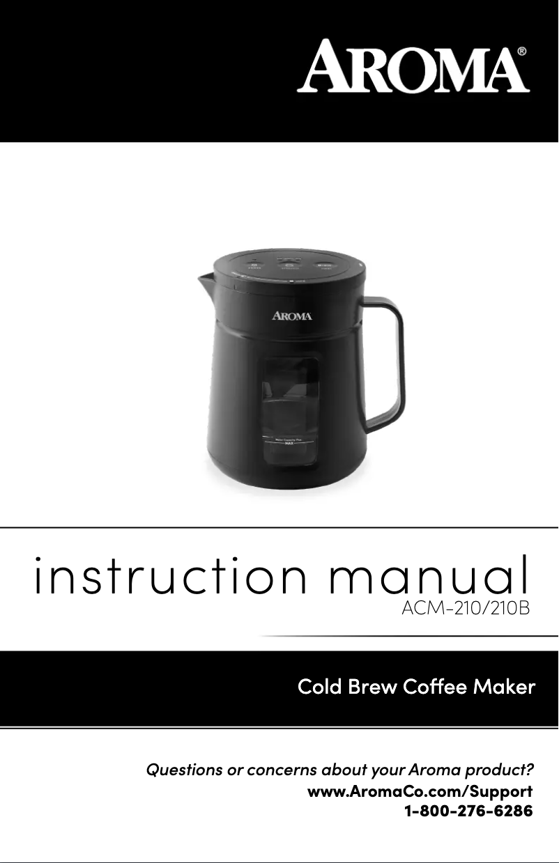 Page 1 of the manual User Manual Aroma ACM-210B