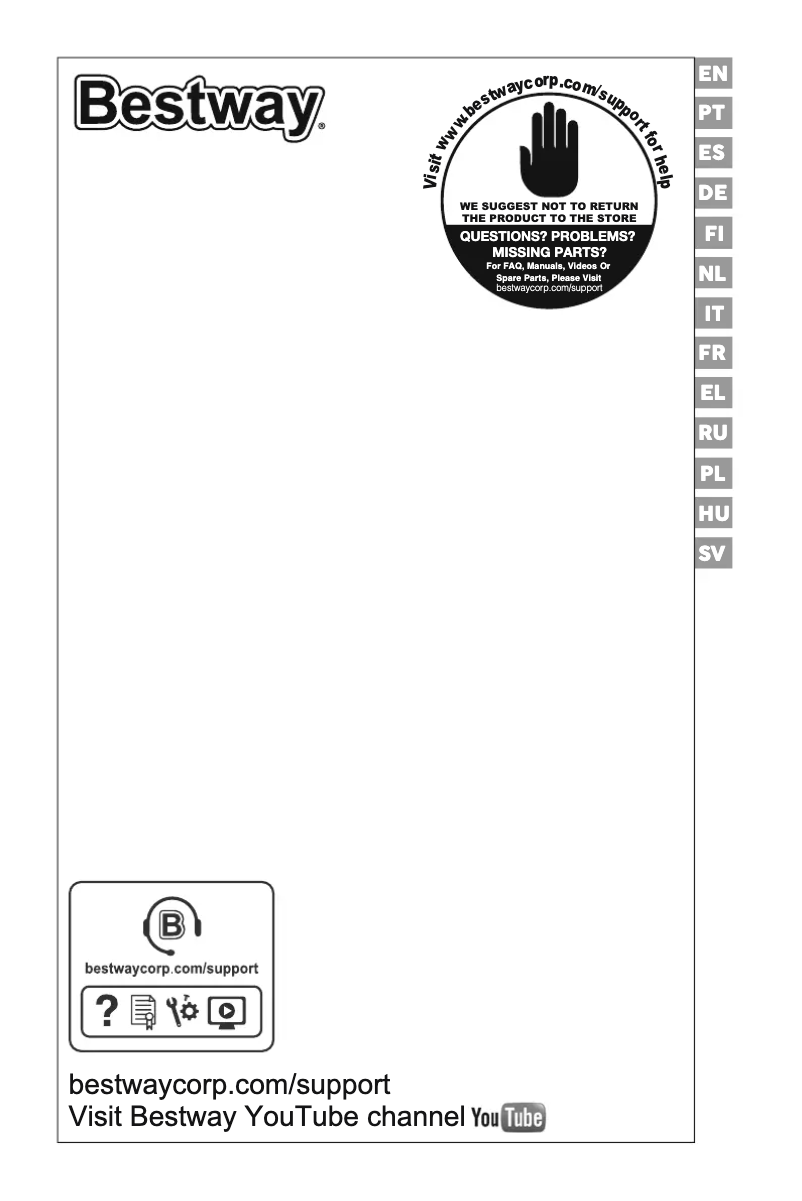 Page 1 of the manual User Manual Bestway Steel Pro 56404