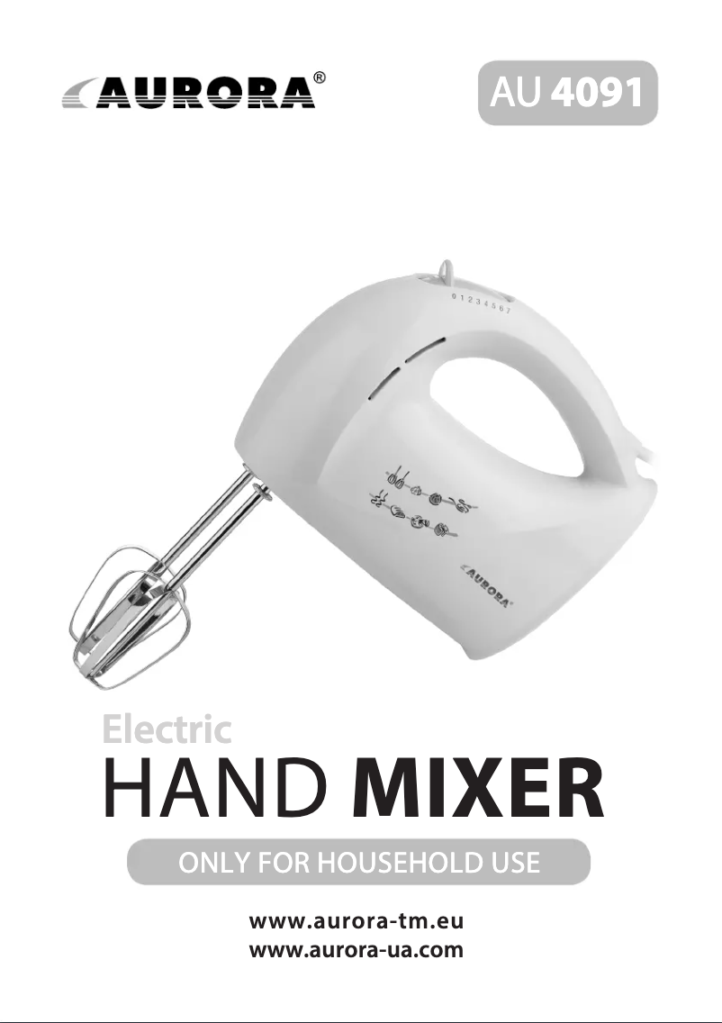 First page image of the manual for AU4091