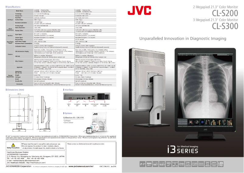 Page 1 of the manual User Manual JVC CL-S200