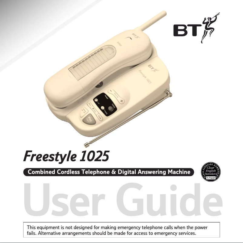 First page image of the manual for Freestyle 1025