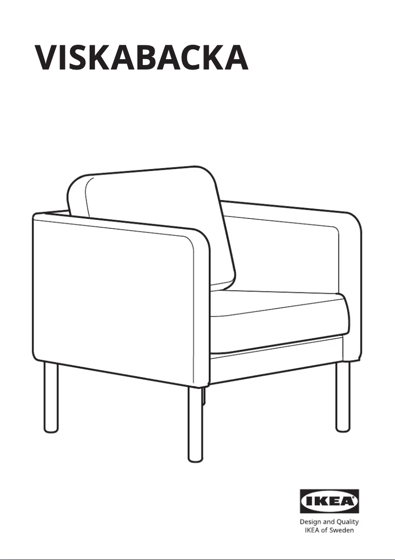 First page image of the manual for VISKABACKA 605.194.76