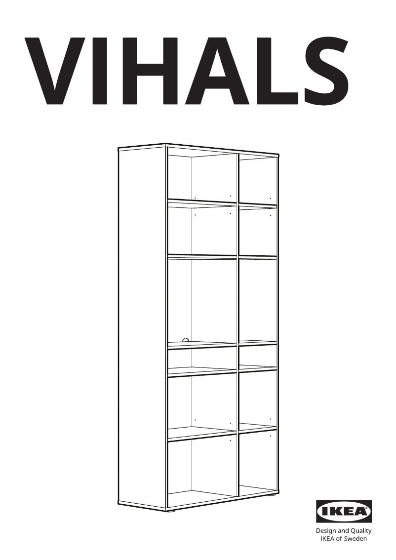 First page image of the manual for VIHALS 704.832.74