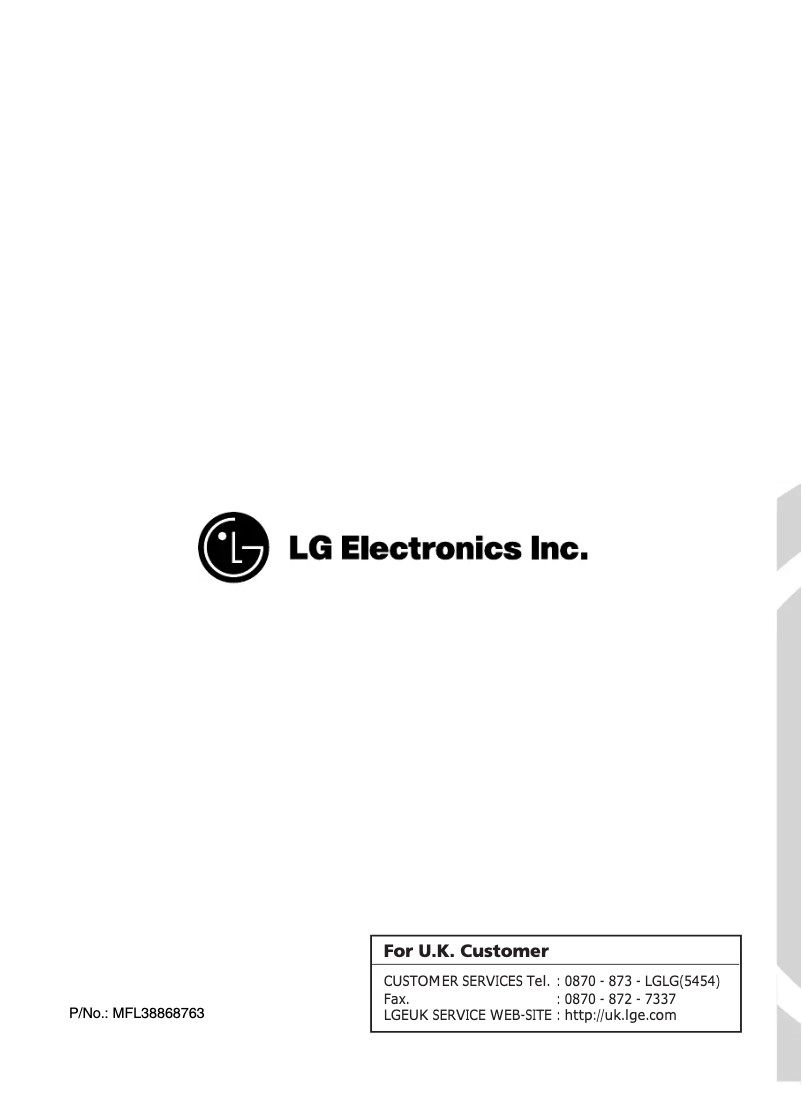 Page 1 of the manual User Manual LG WD-12325BDK