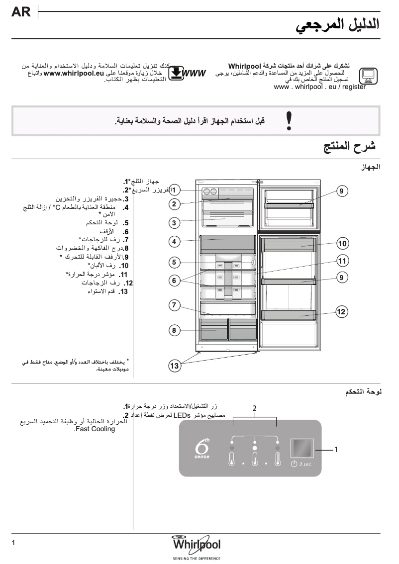 First page image of the manual for W7TI 8711 NFX UK EX