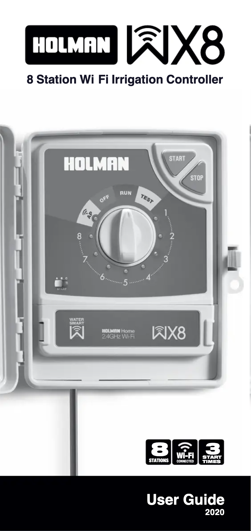 Page 1 of the manual User Manual Holman WX8