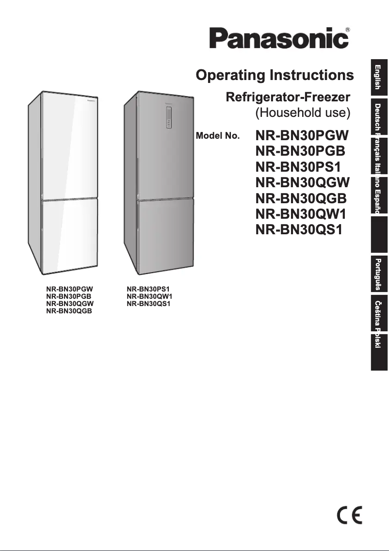 First page image of the manual for NR-BN30PS1