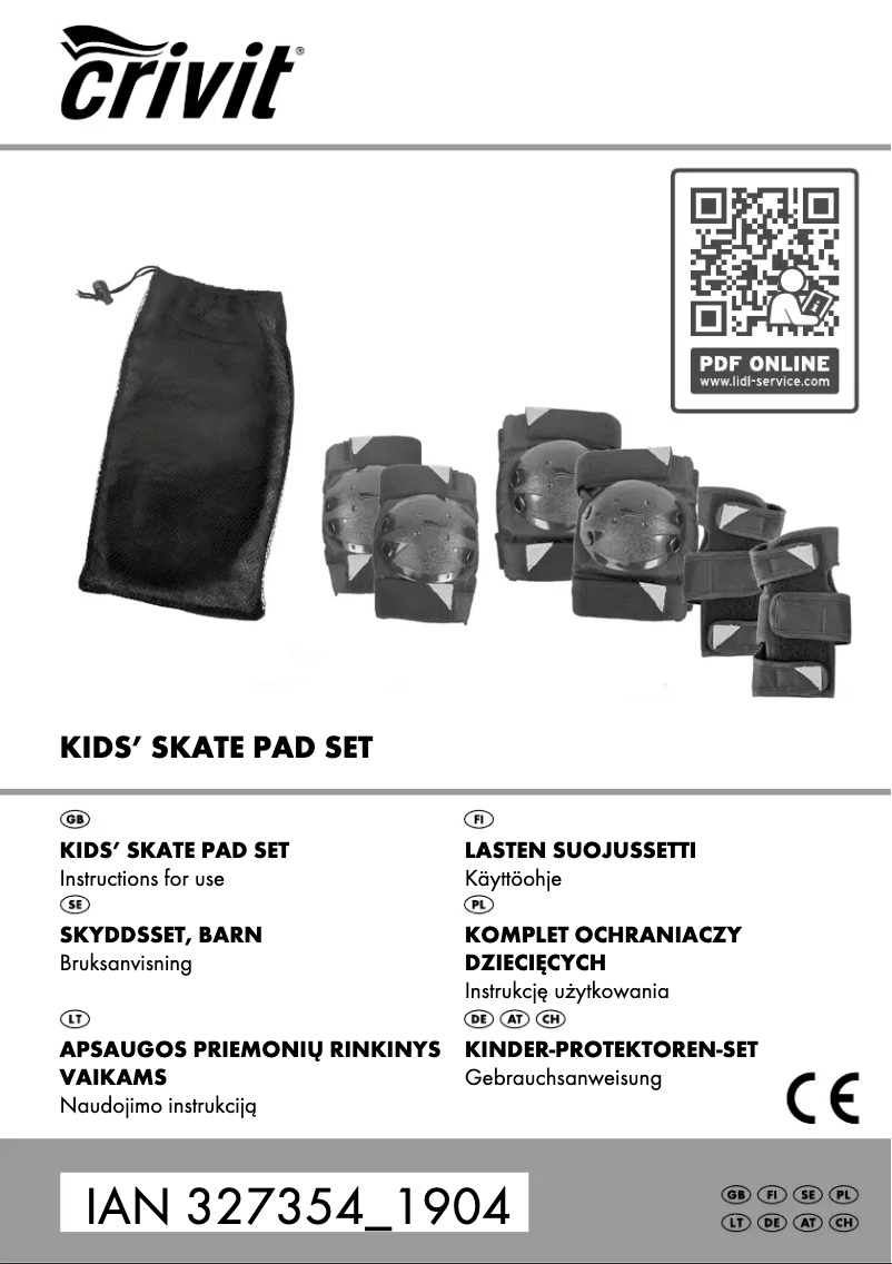 First page image of the manual for IAN 292791