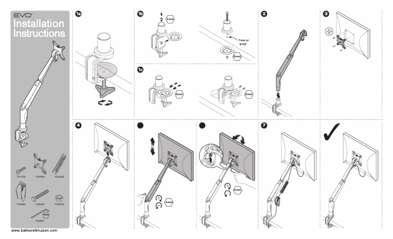Page 1 of the manual User Manual BakkerElkhuizen Evo II