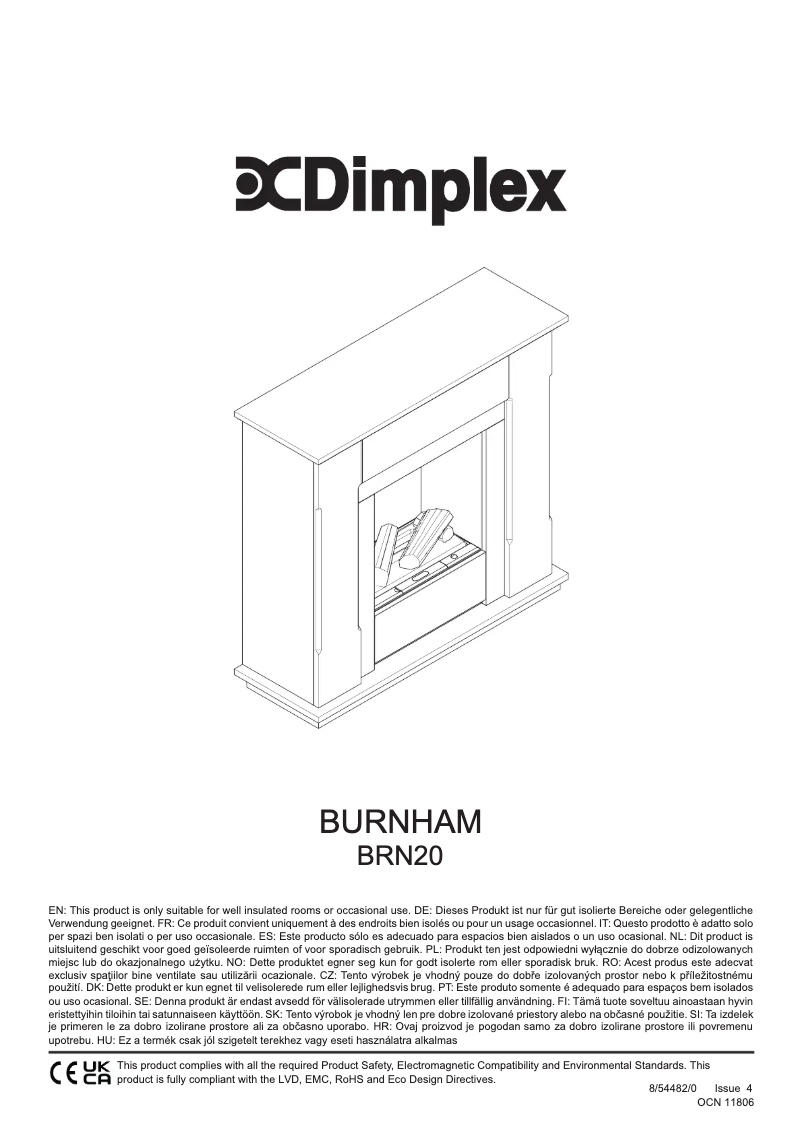 First page image of the manual for BRN20