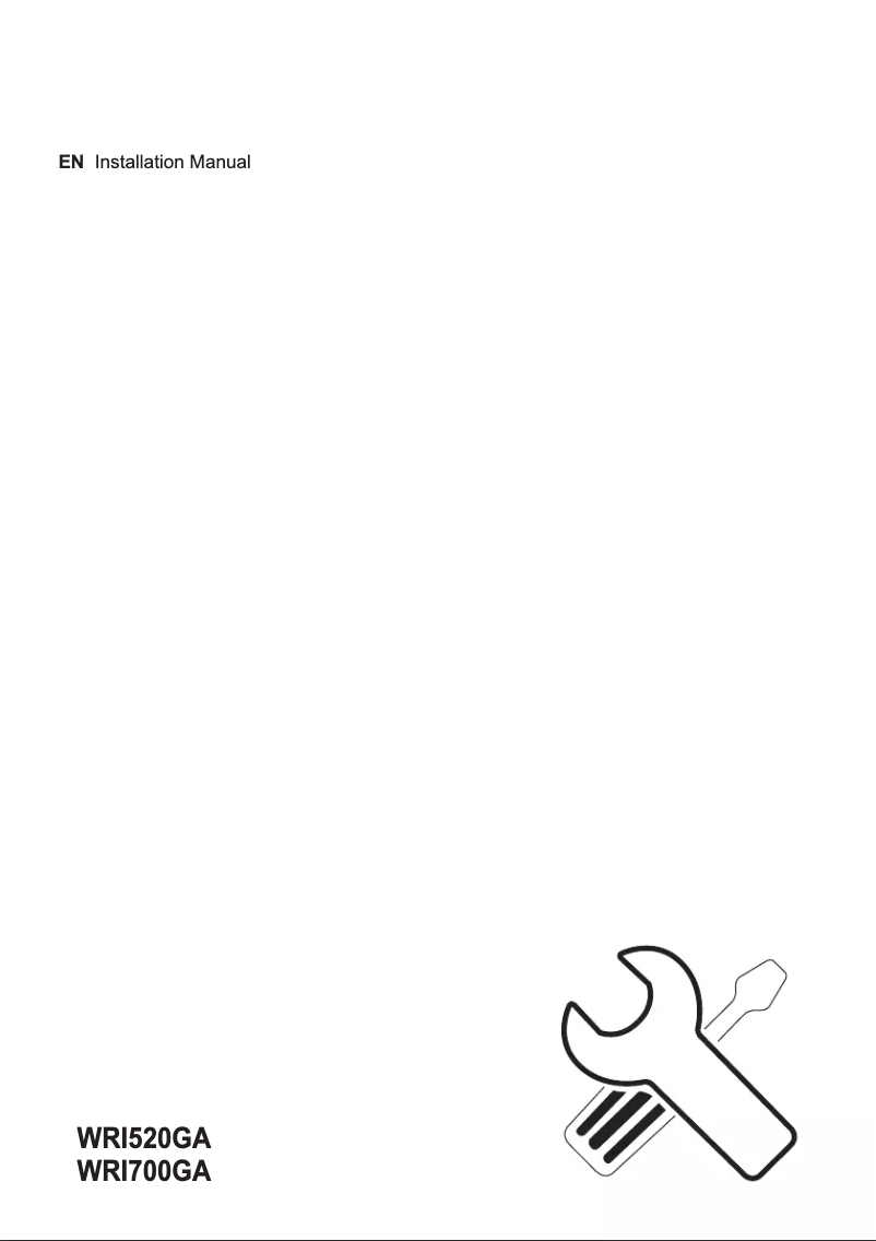 First page image of the manual for WRI700GA