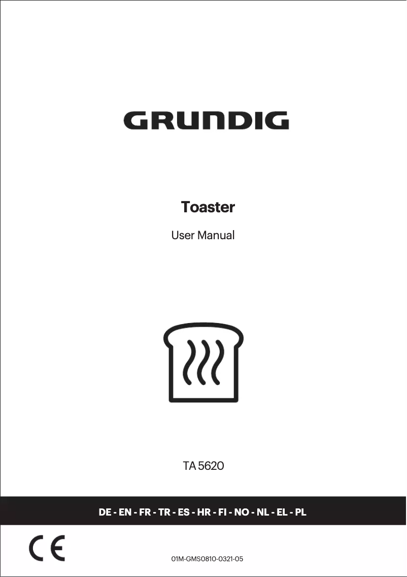 First page image of the manual for TA 5620