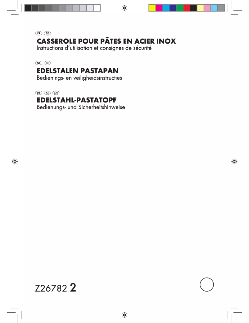 Page 1 of the manual User Manual Ernesto Z26782