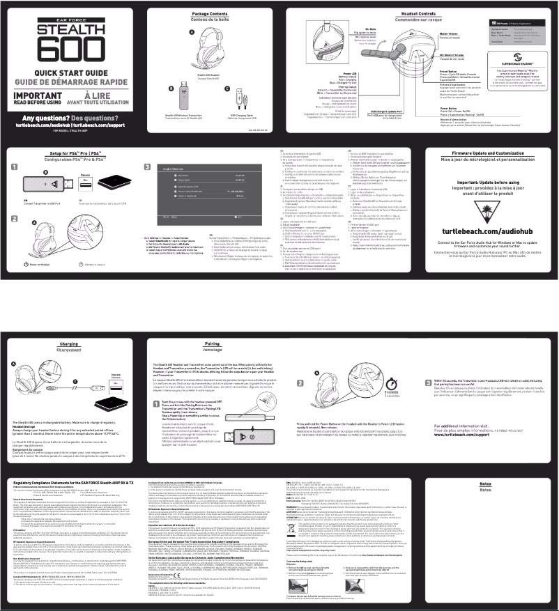 First page image of the manual for Stealth 600