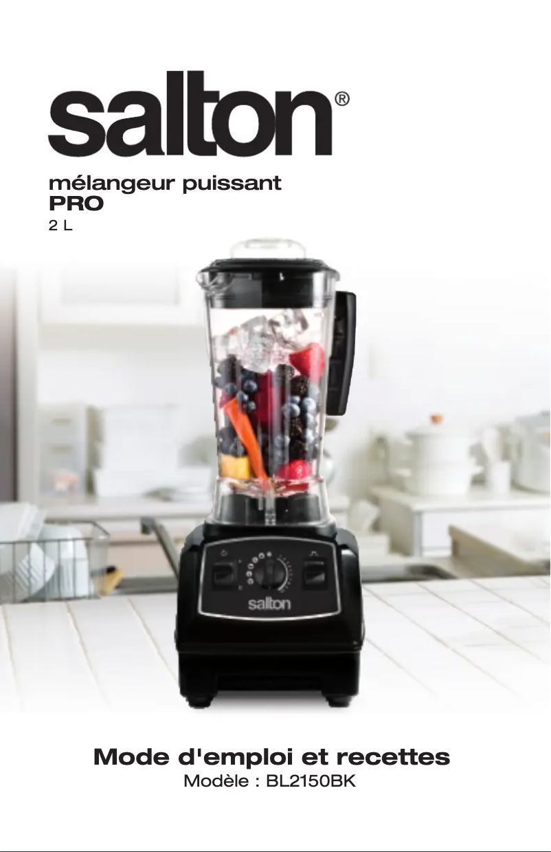 First page image of the manual for BL2150BK