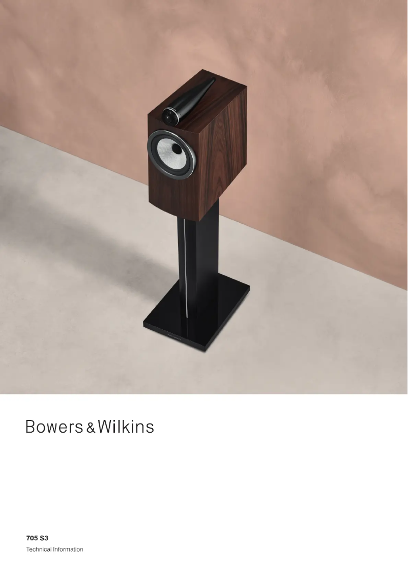 First page image of the manual for 705 S3