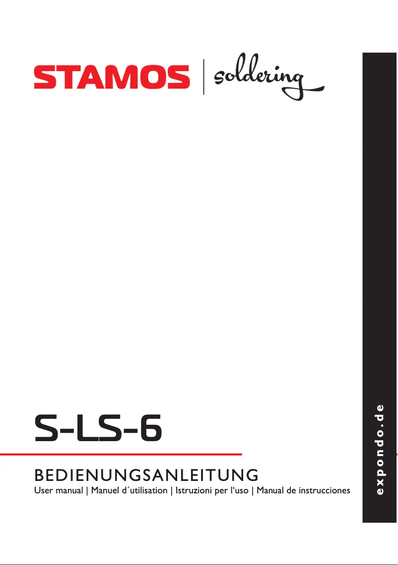 First page image of the manual for S-LS-6