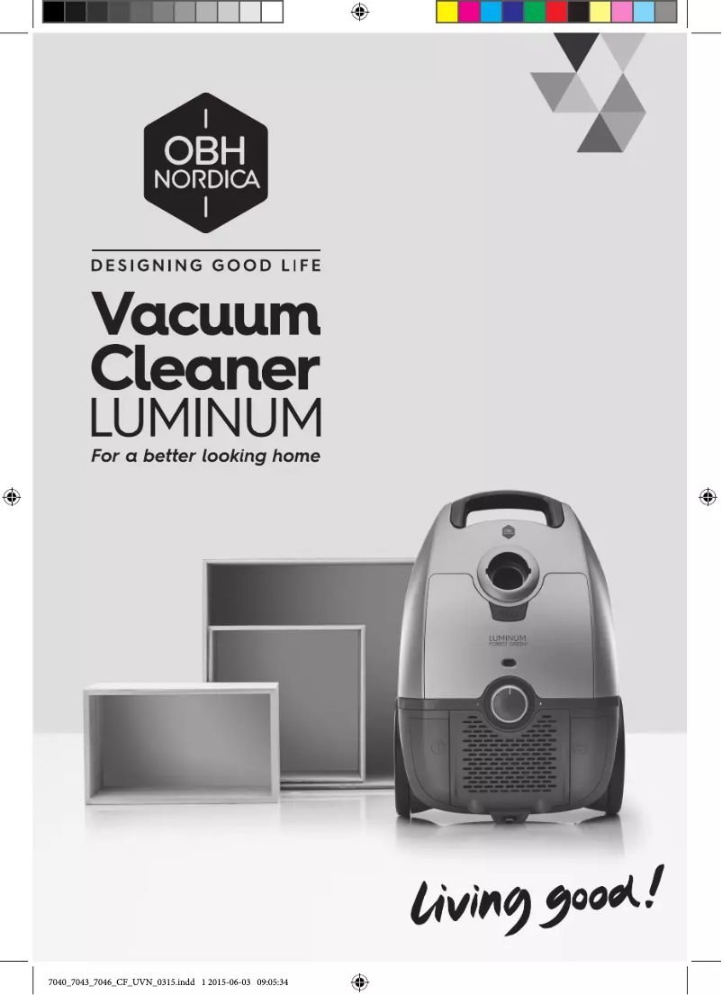 First page image of the manual for Luminum 7040