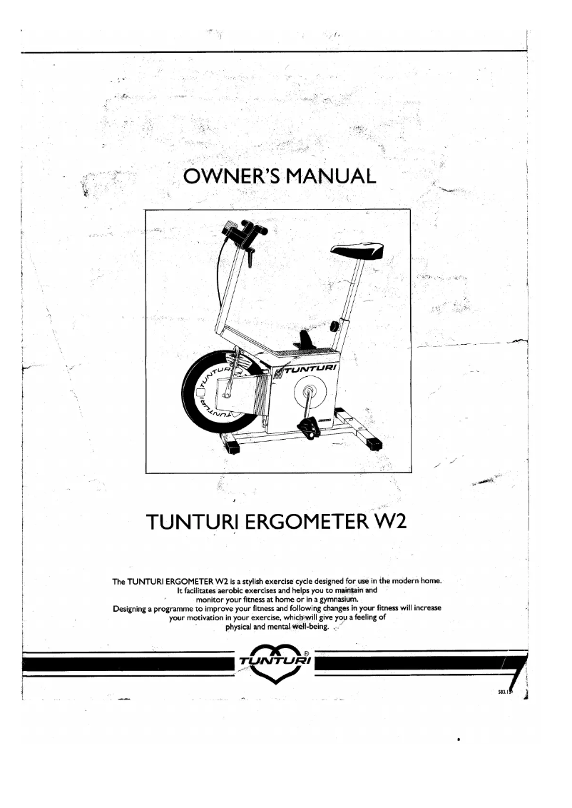 First page image of the manual for W2