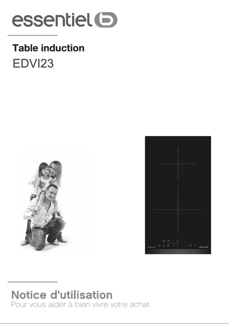 Page 1 of the manual User Manual Essentiel B EDVI 23