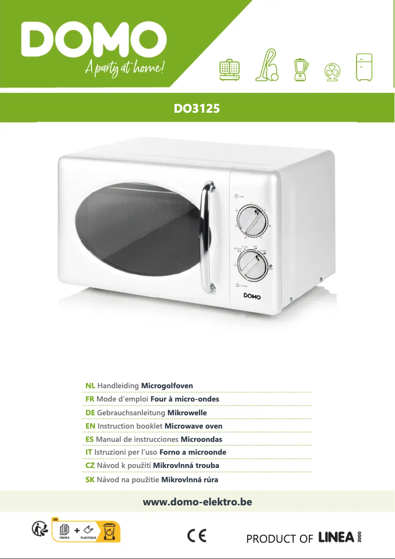 First page image of the manual for DO3125