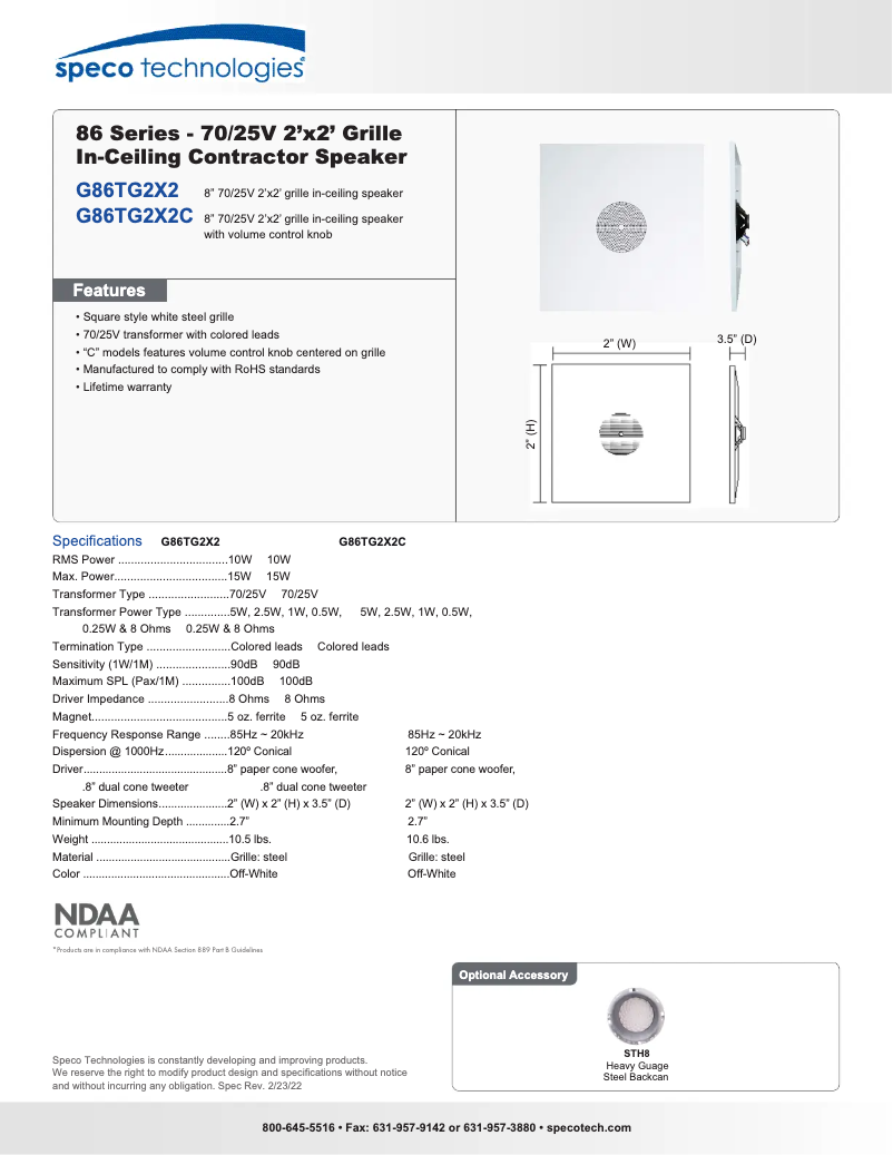 First page image of the manual for G86TG2X2