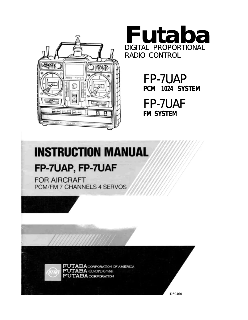 First page image of the manual for FP7UAF