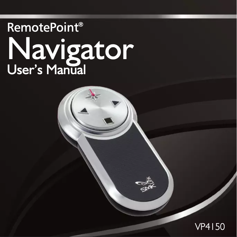 First page image of the manual for VP4150