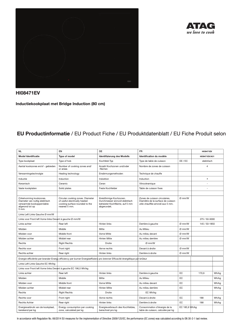 First page image of the manual for HI08471EV