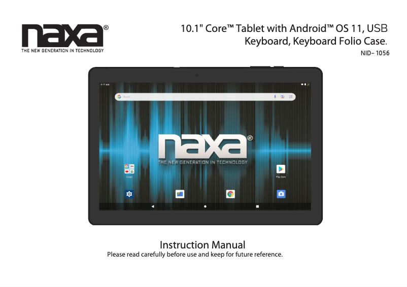 Page 1 of the manual User Manual Naxa NID-1056