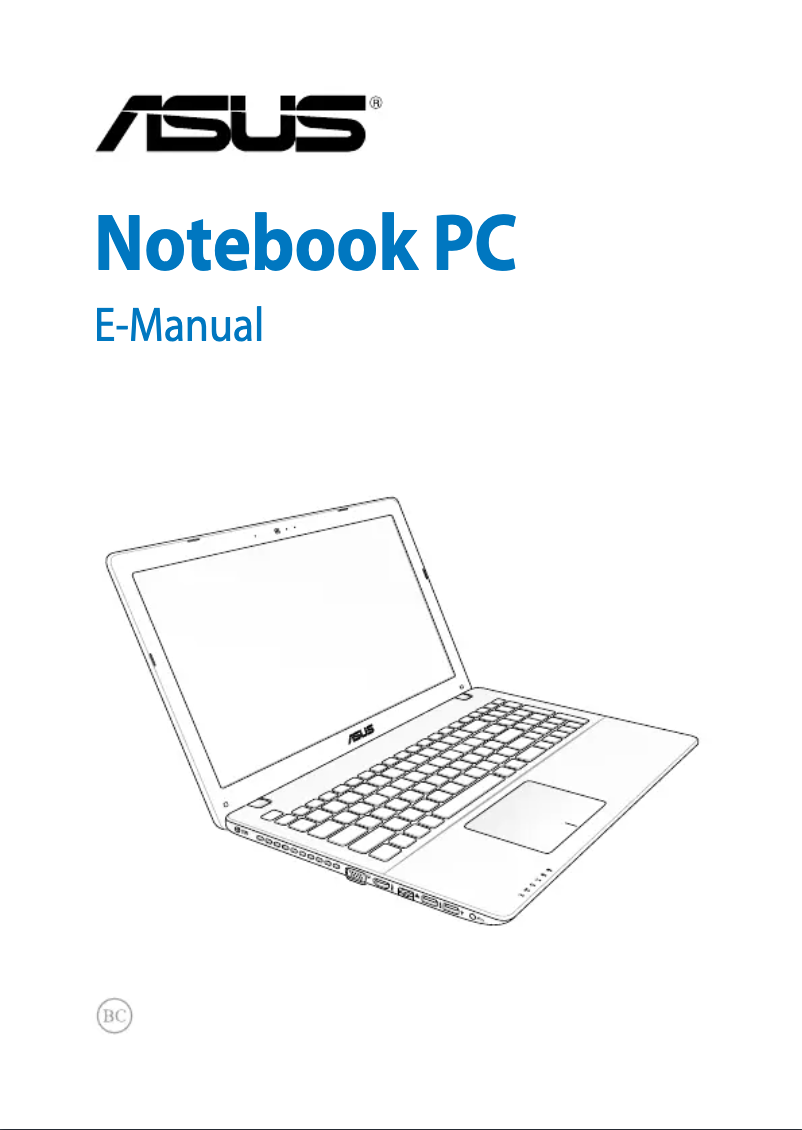 Page 1 of the manual User Manual Asus X450LB