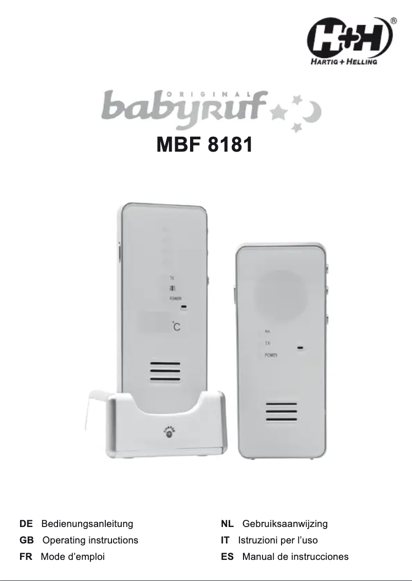 First page image of the manual for MBF 8181