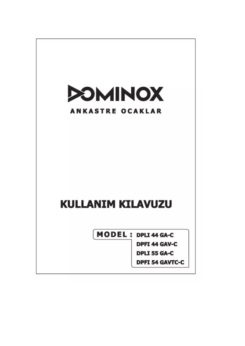 First page image of the manual for DPFI 5 4 GAV TC C