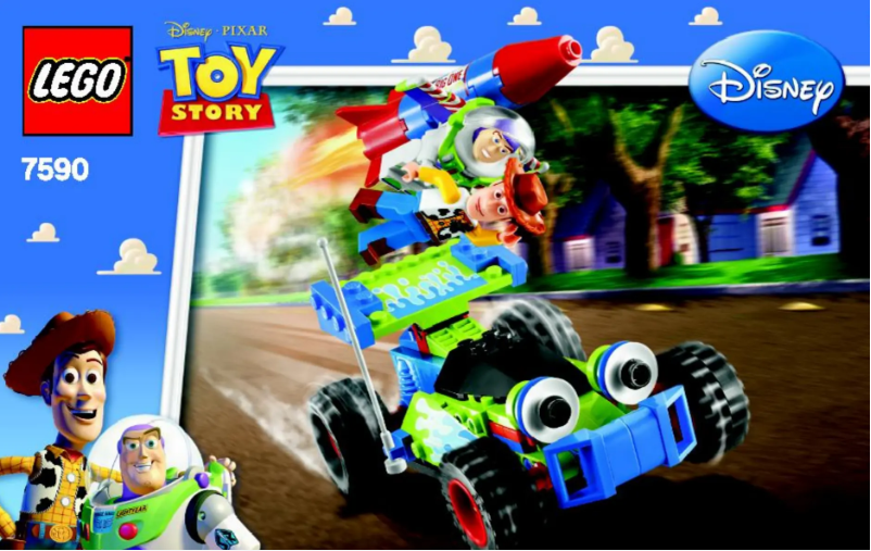 First page image of the manual for Toy Story 7590