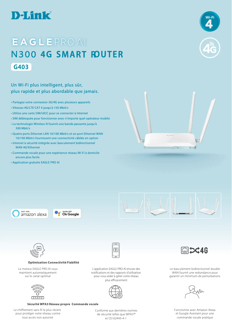 First page image of the manual for G403