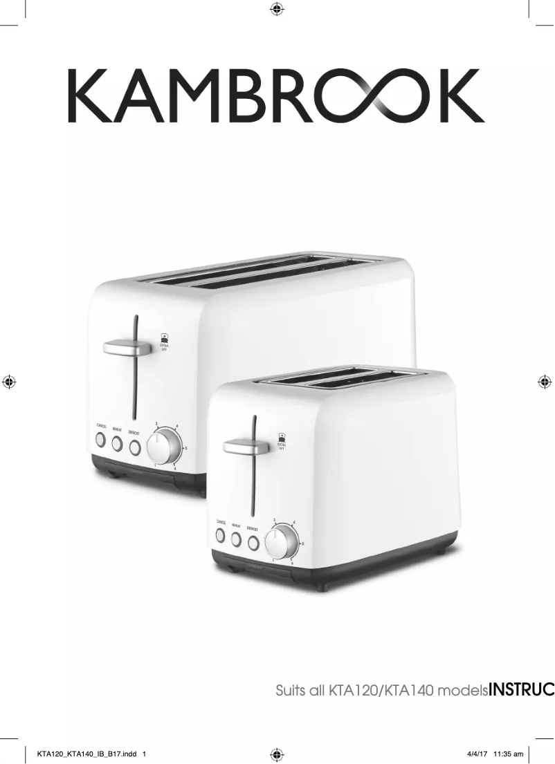 First page image of the manual for A Perfect Fit KTA140