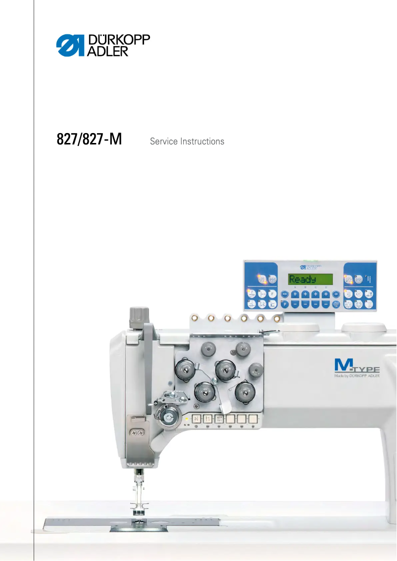 First page image of the manual for 827-M