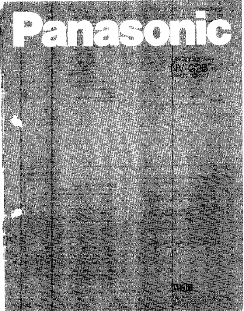 First page image of the manual for NV-G2